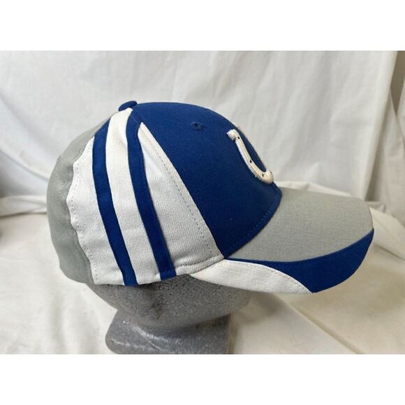 NFL Reebok Colts On Field OSFA Flex Fit Cap NWOT Unworn Vintage Reebok - Picture 4 of 6